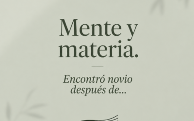NOTA Mente y materia: Encontró novio después de…